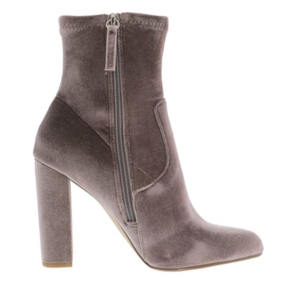 Steve Madden embroidered suede heel boots - Picture 3 of 6